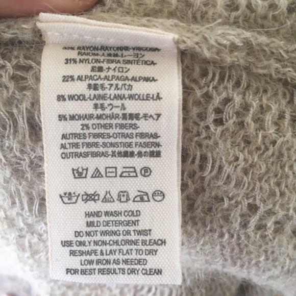 Free People Mohair blend Sweater dress BOHO sleeve - Picture 7 of 8